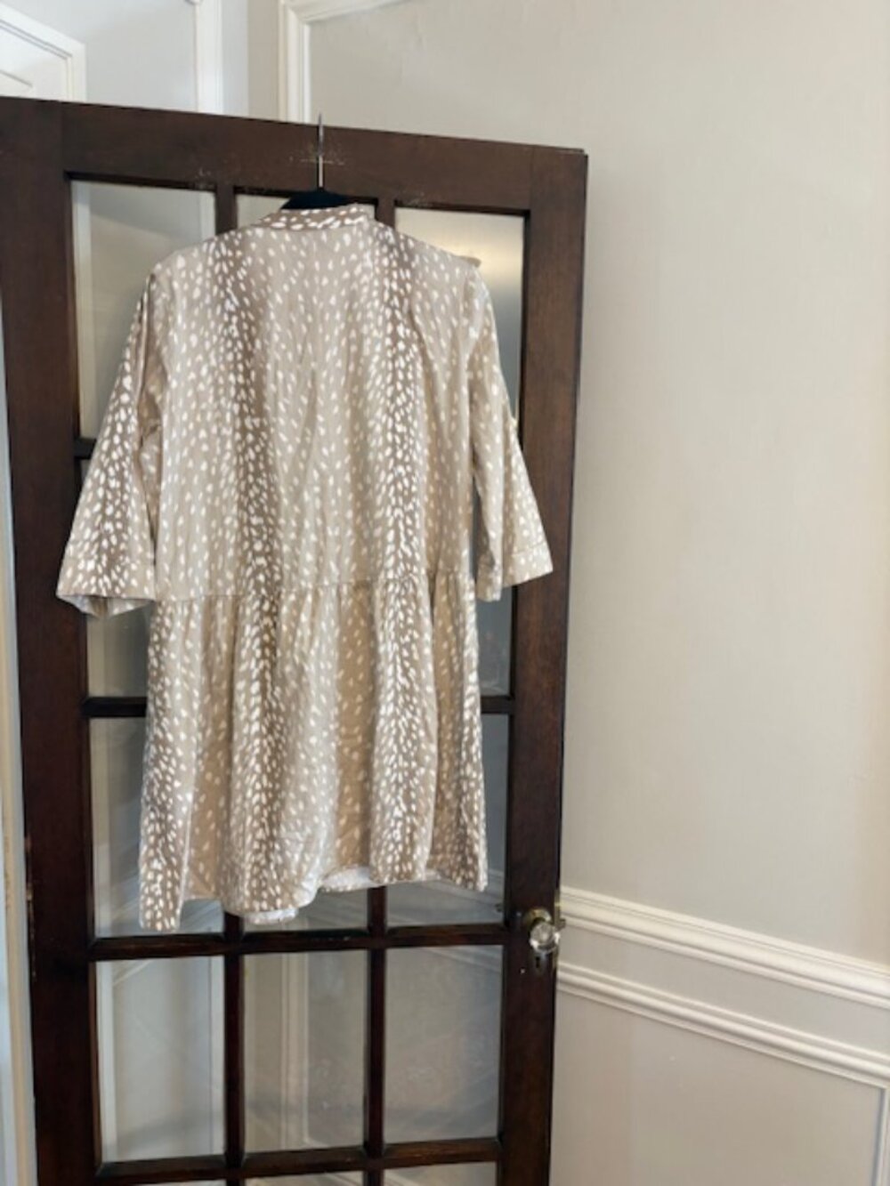Tuckernuck Antelope Royal Shirt Dress, Size Large - Picture 5 of 5